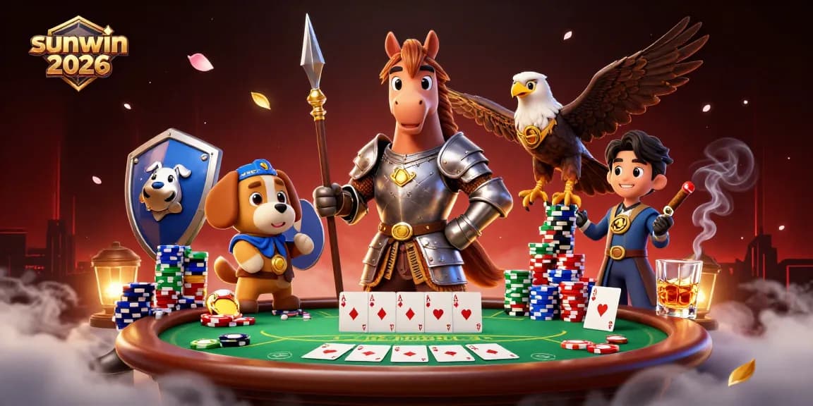 Win big at sunwin 2026 with intense poker games, vibrant illustrations, and thrilling casino action.