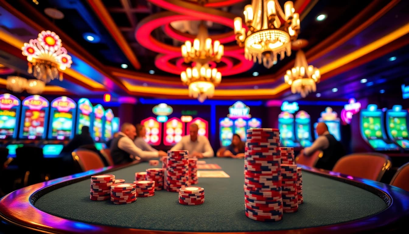 Engage in thrilling poker games at https://rr88.navy/ with lavish casino settings and exciting action.