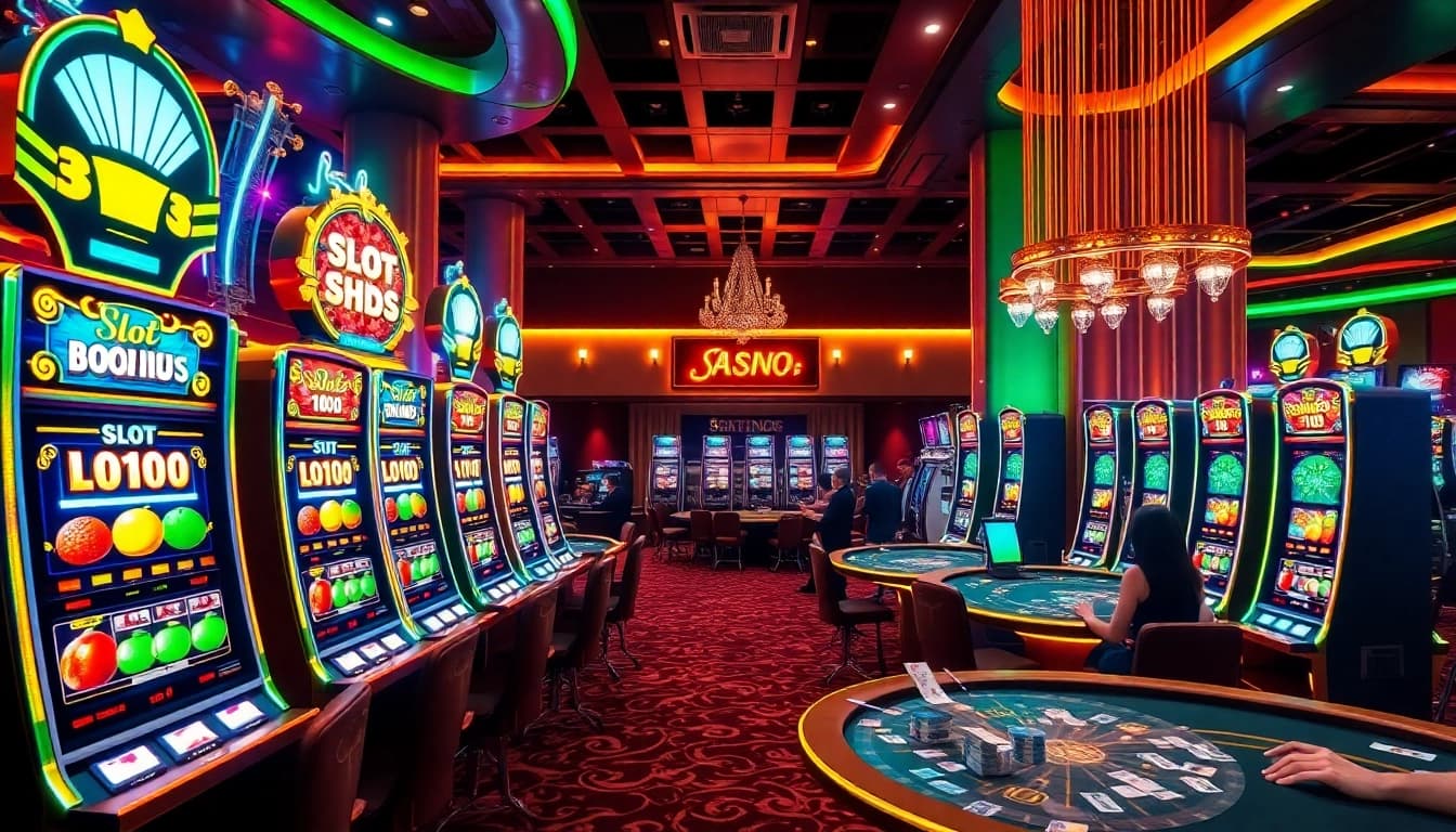 Rasakan sensasi penawaran slot bonus 100 di kasino mewah.