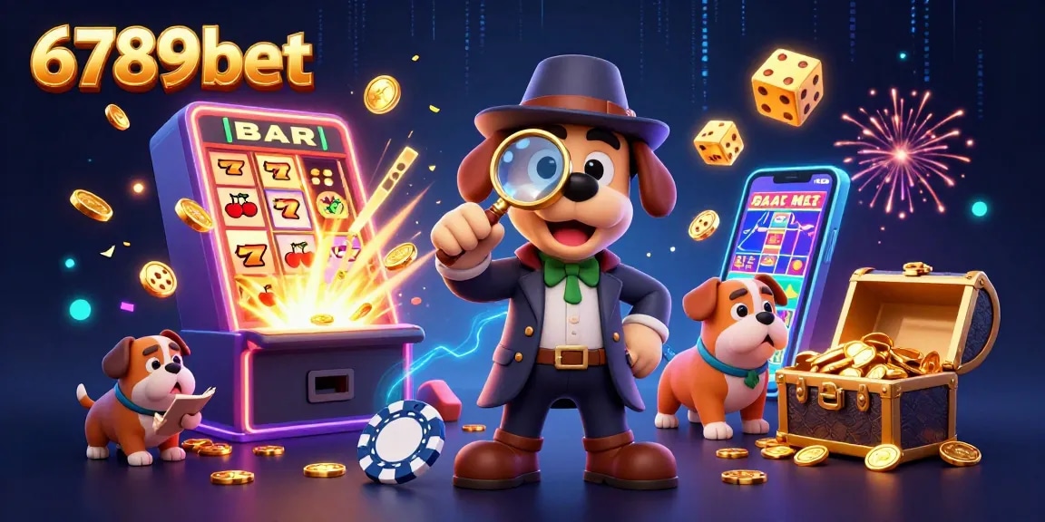 6789bet players immerse in an adventurous casino world with interactive slot games, investigating for treasures.