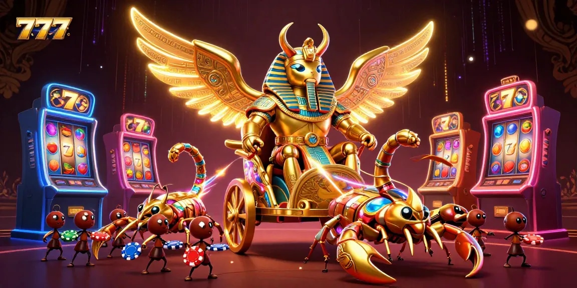 Experience thrilling wins at 777 slots with colorful characters and vibrant game elements.
