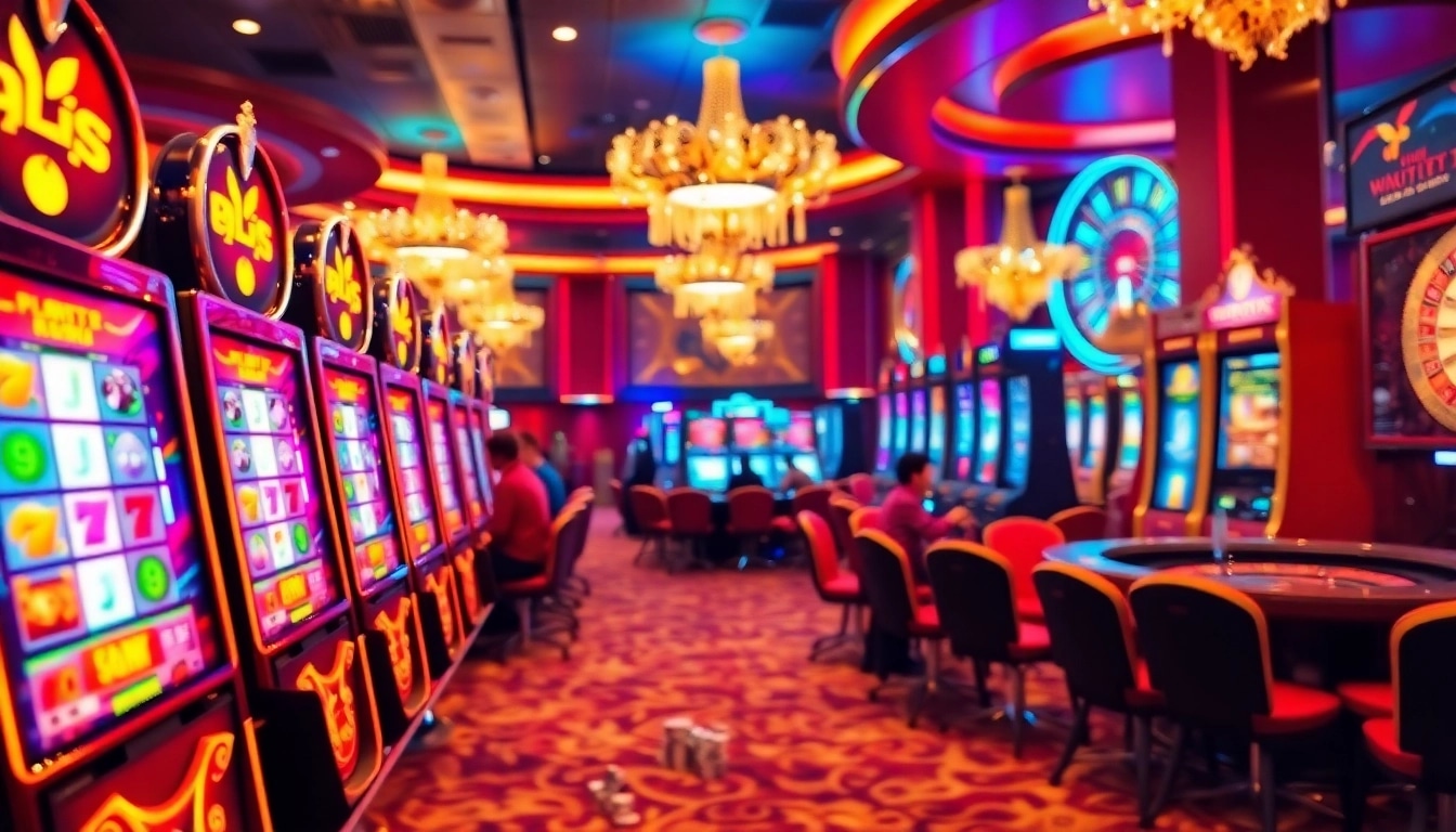 Mengajak pemain bermain di mesin slot depo pulsa selama malam kasino yang mendebarkan.
