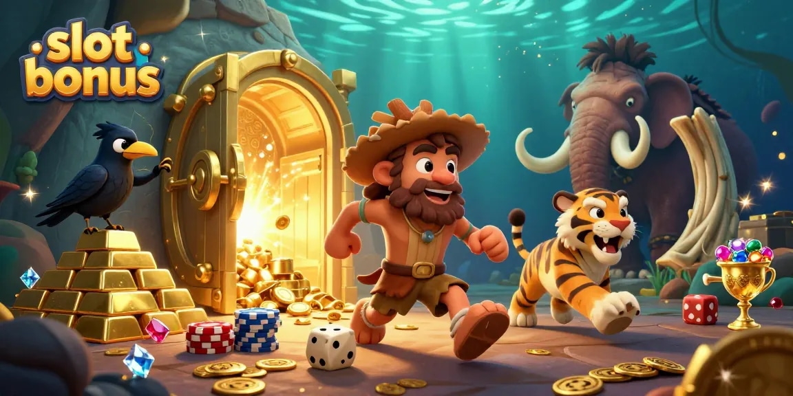 Play thrilling slots with insights into slot bonus opportunities, showcasing vibrant casino elements.