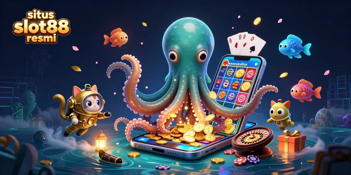 Menyimak situs slot88 resmi dengan visualisasi menawan dalam dunia slot online, menggambarkan elemen permainan yang menarik.