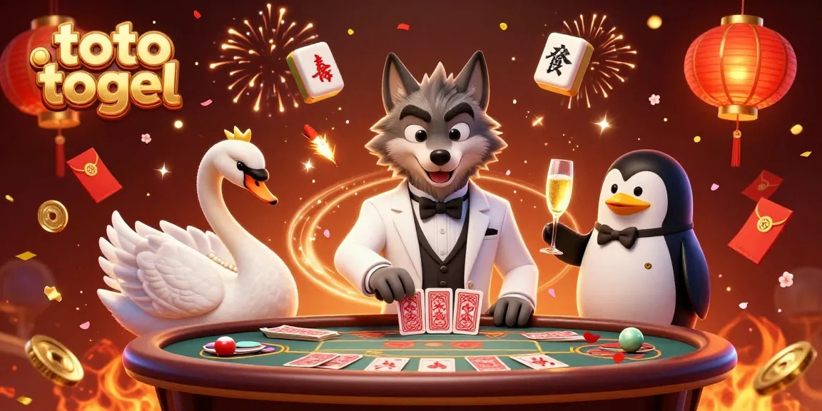 Memenangkan permainan togel online di toto togel dengan suasana menarik dan karakter unik.