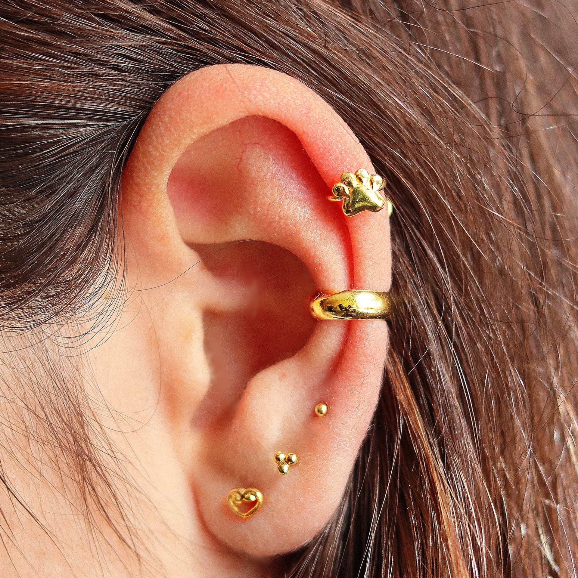 9ct gold helix earrings in Classic & Diamond Designs | London Diamond Online