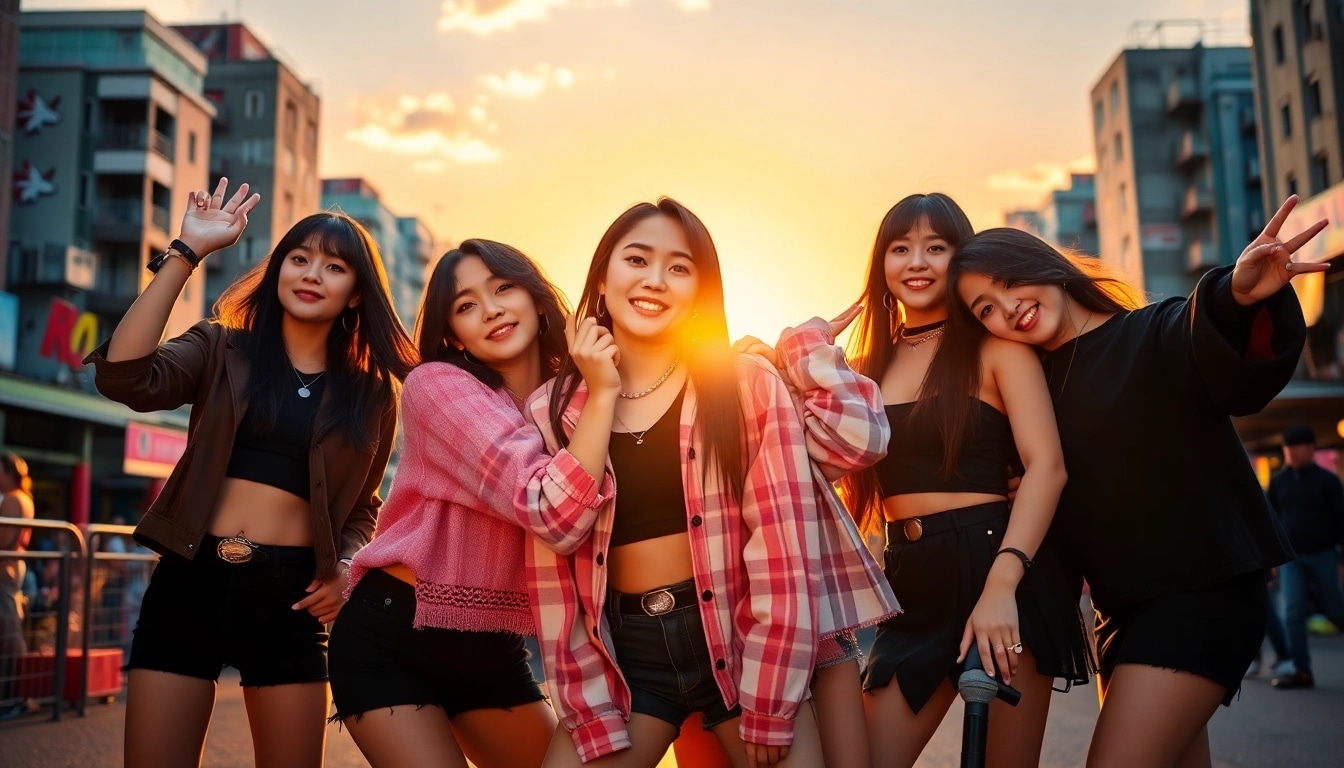 blackpink members showcasing their unique styles and vibrant energy in a captivating dance formation.