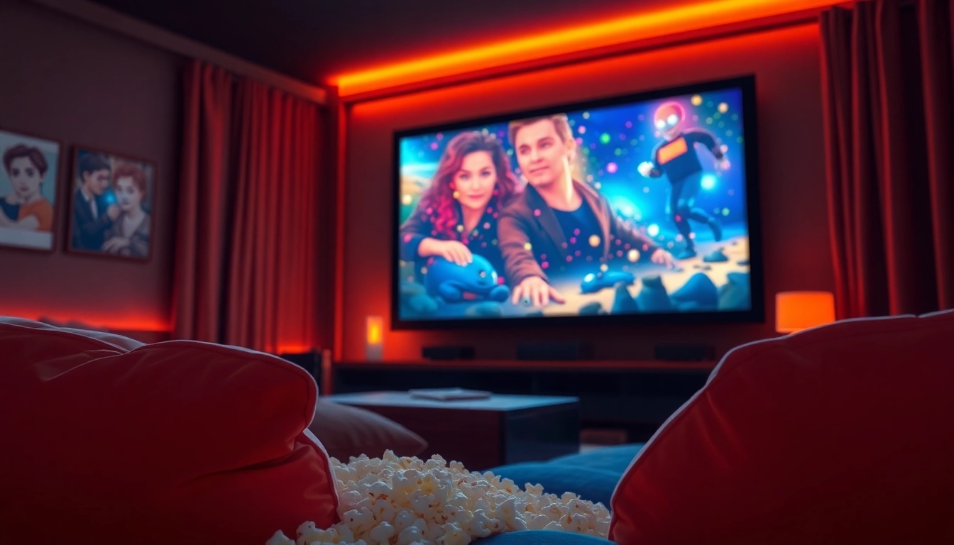 ดูหนังออนไลน์ ในบรรยากาศโรงภาพยนตร์ที่บ้านสบาย ๆ พร้อมเครื่องดื่มและขนม