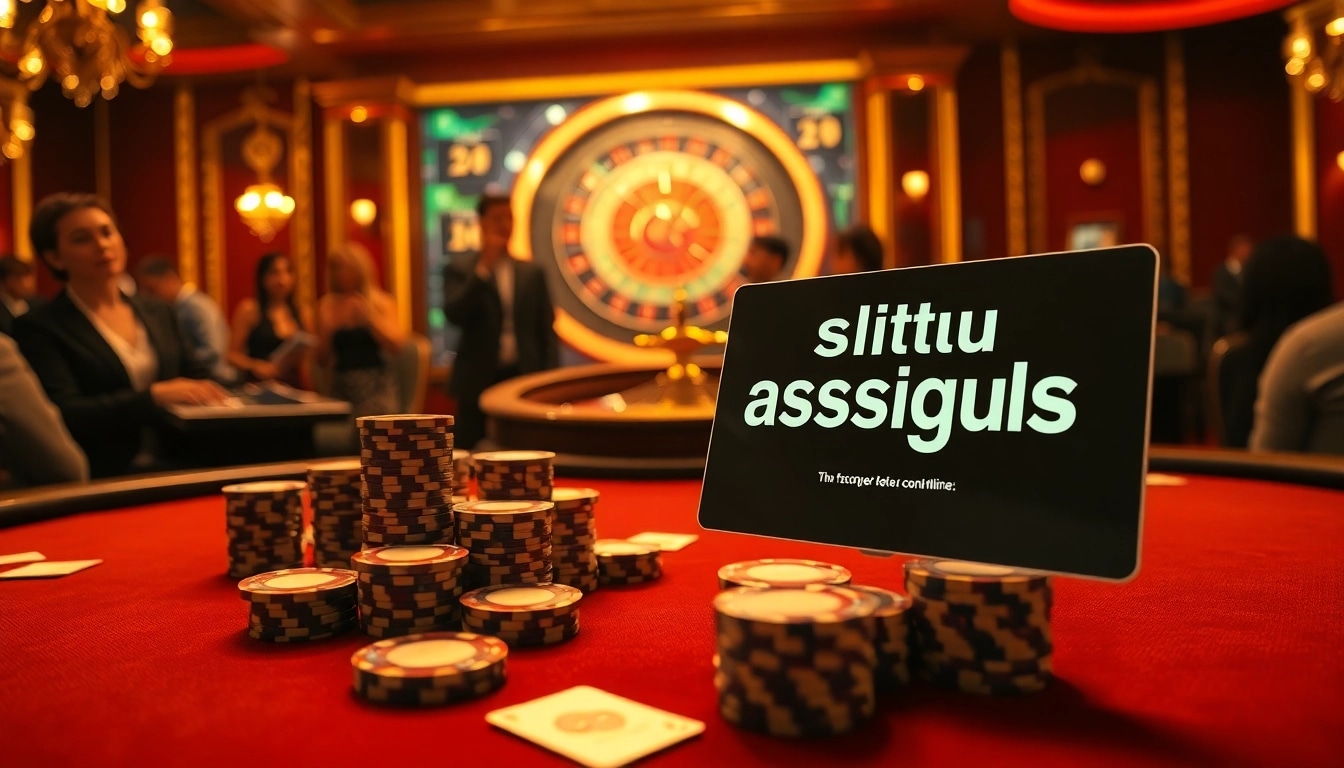 Experience the thrill of winning at situs aresgacor with an exciting casino scene.