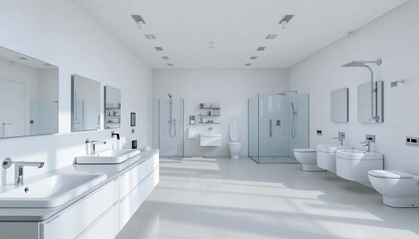Entdecken Sie die Modernität und Eleganz von sonni sanitär GmbH Produkten in einem stilvollen Badezimmer