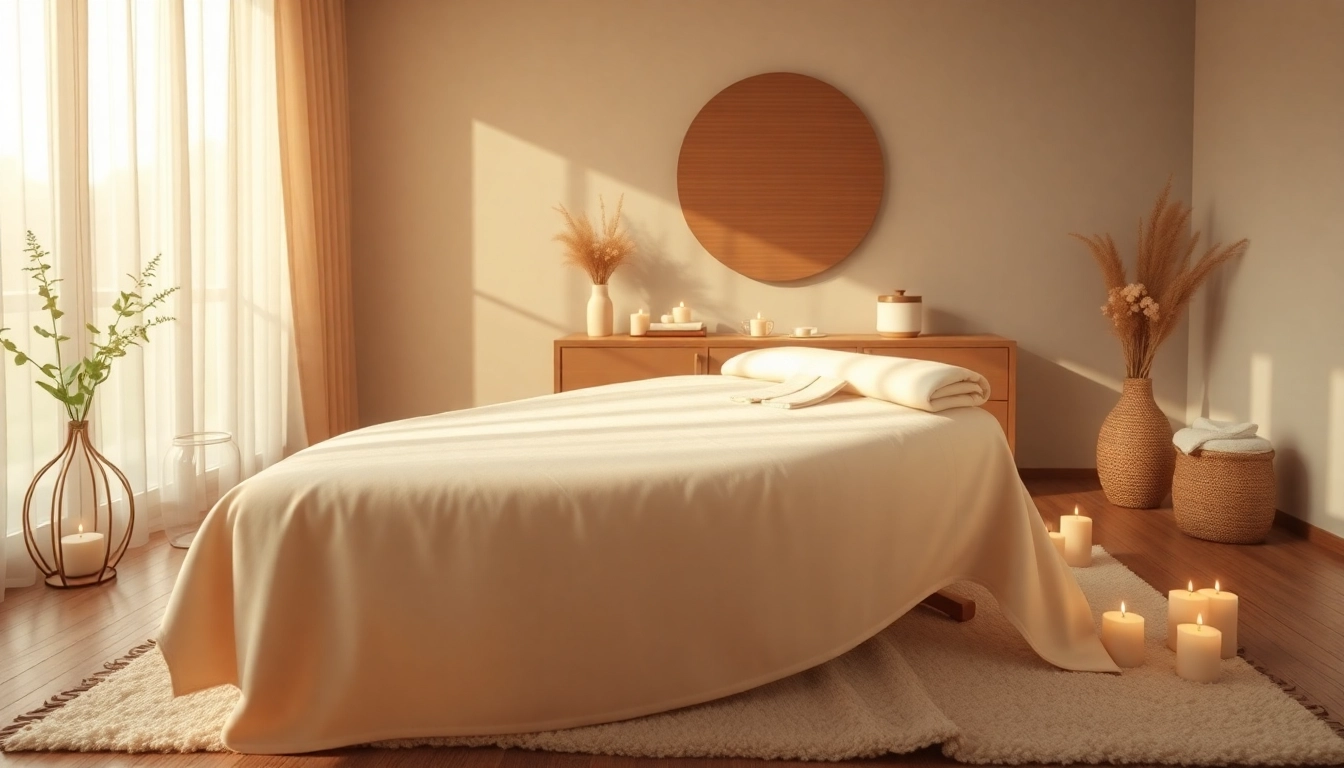 Experience premium 출장 마사지 in a serene home setting with calming ambiance and elegant decor.