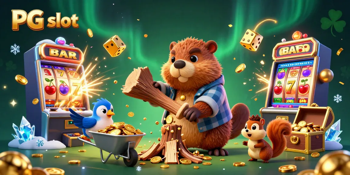 Engage with the thrilling PG slot experience, featuring dynamic characters and vibrant casino elements.