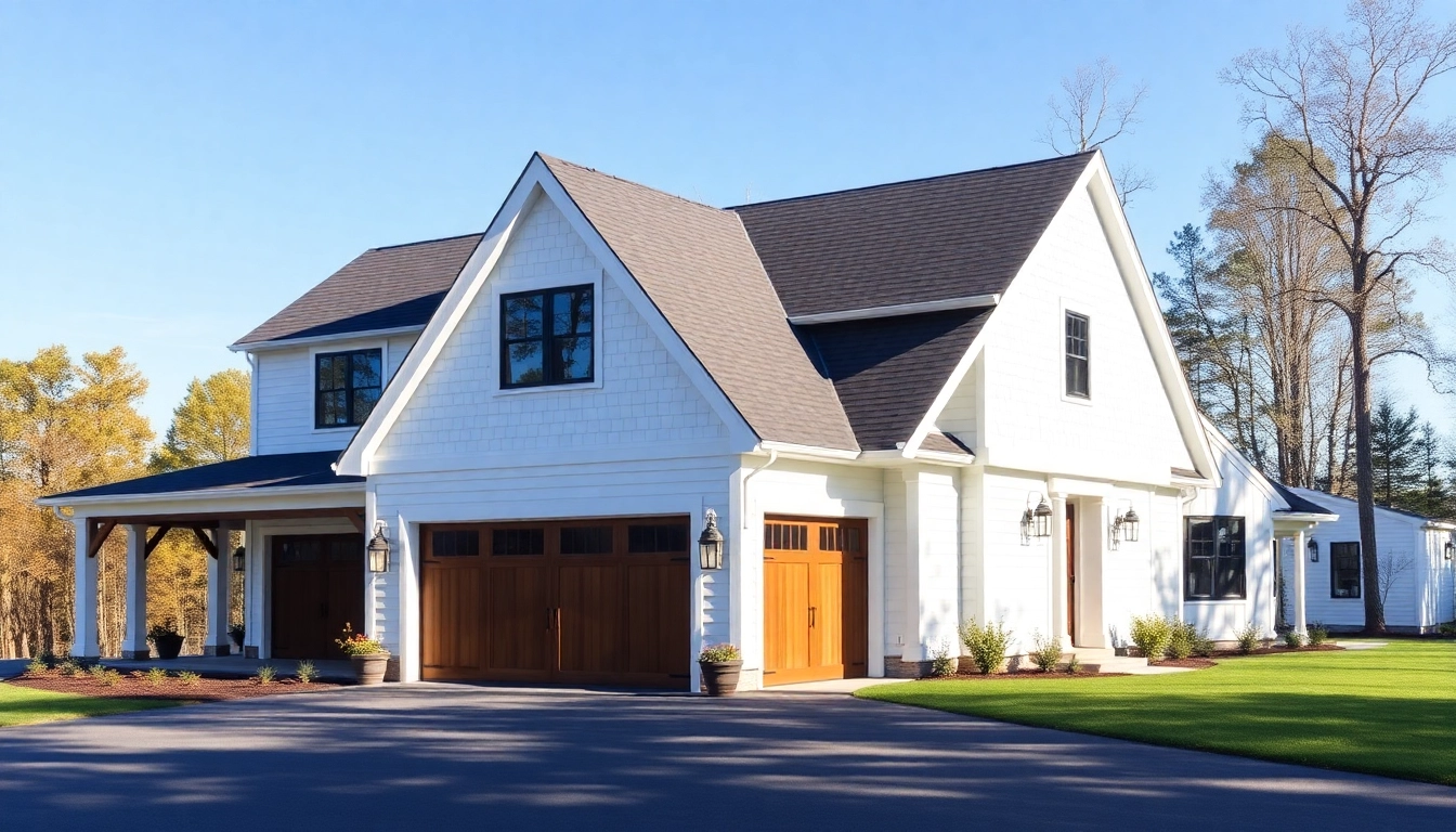 View of a beautiful cape cod home with an attached garage, emphasizing charm and style.