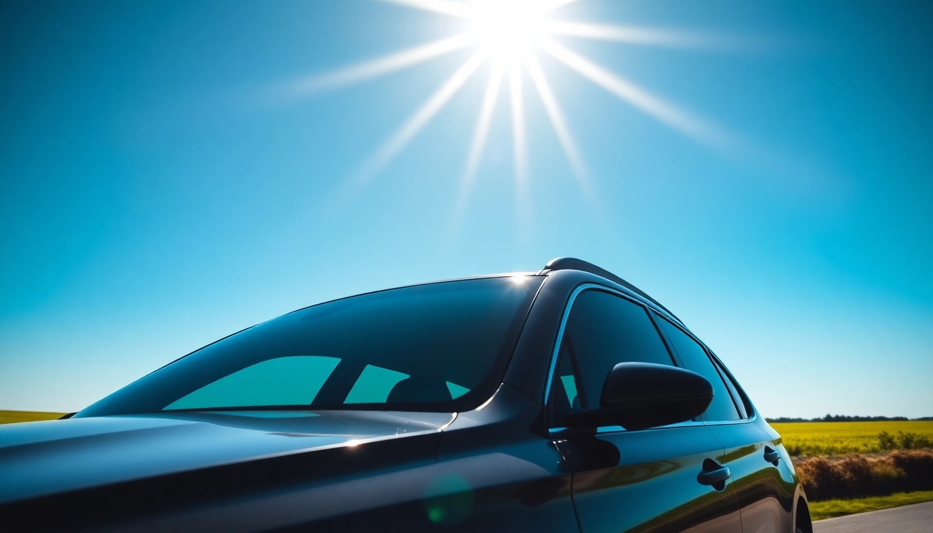 Showcased vehicle with ceramic window tint enhancing style and protection.