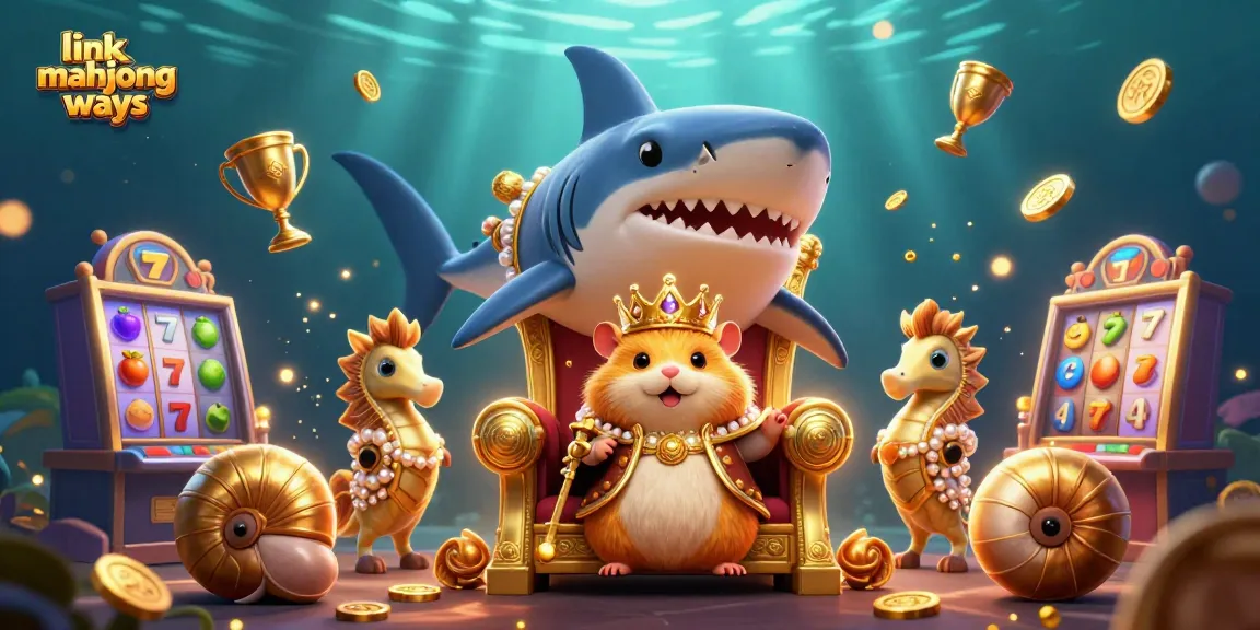 Spin and win big with link mahjong ways in this vivid 3D casino scene featuring jackpot excitement.