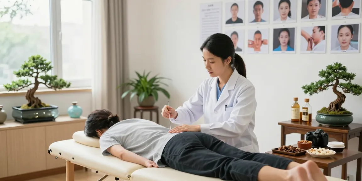 Patient receiving treatment at 수원교통사고한의원, emphasizing effective rehabilitation methods for traffic accidents.