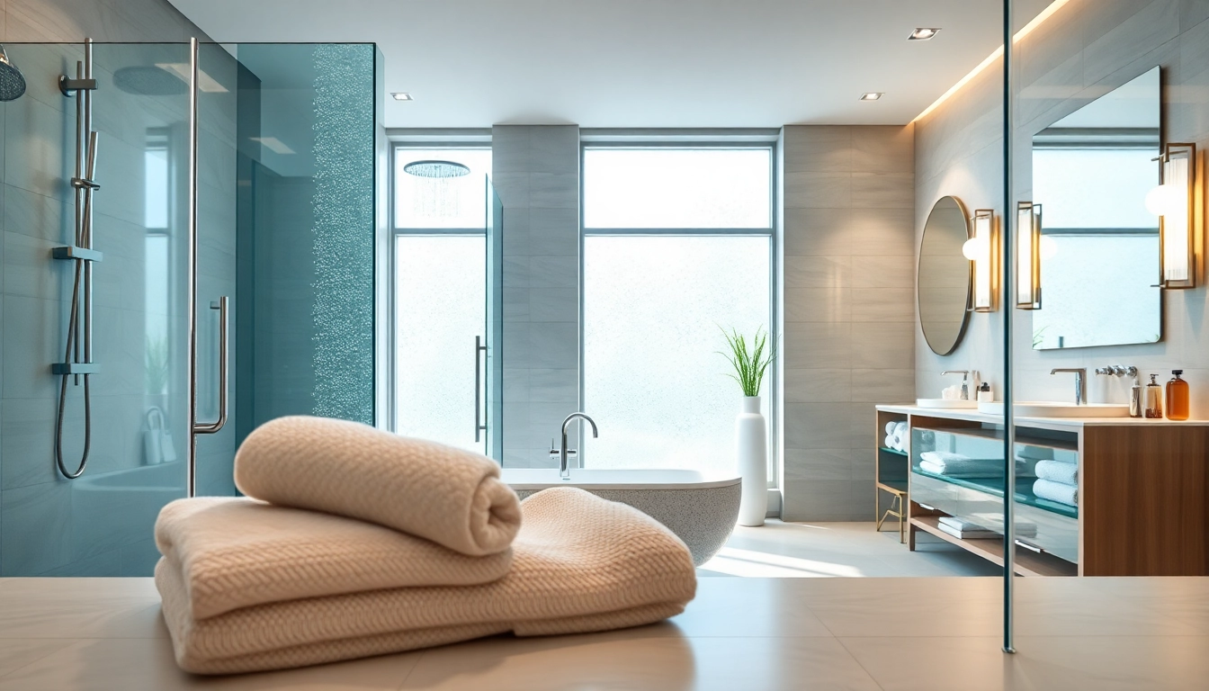 Experience elegant showers Australia with modern designs and luxurious finishes in a serene bathroom.