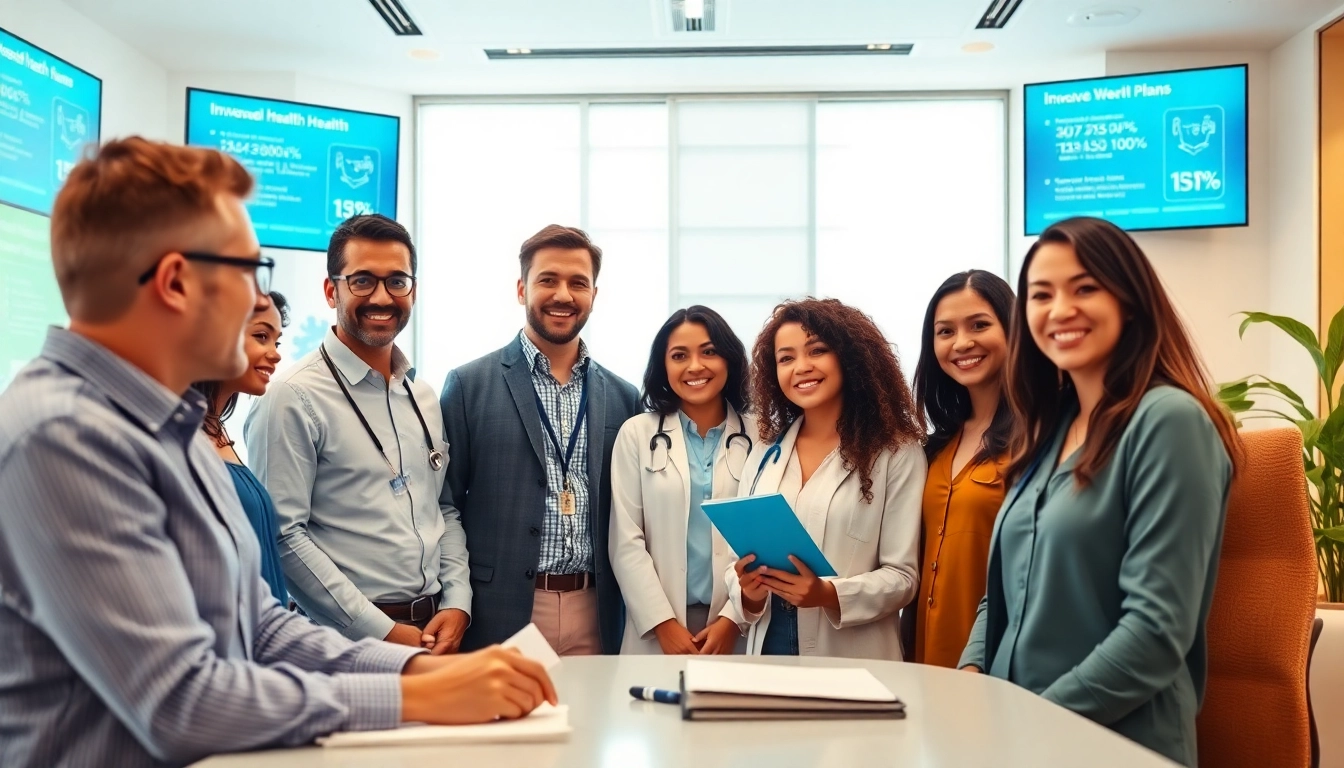 Unique health plan discussion in a modern healthcare environment