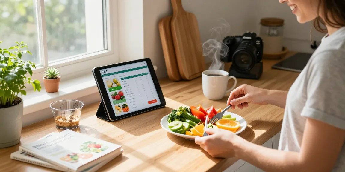 Delicious breakfast preparation showcasing the best food tracker app for healthy eating.