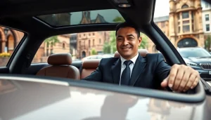 Experience premium Chauffeur Services Nottingham with a professional chauffeur in a luxury vehicle.