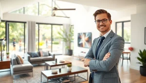 Showcase real estate agent highlighting a stunning home in a vibrant community.