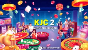 KJC AC 2 casino scene showcasing players at tables with cards and roulette.