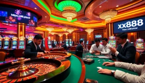 Experience thrilling moments at the casino, featuring intense gameplay at https://xx88.pizza/.