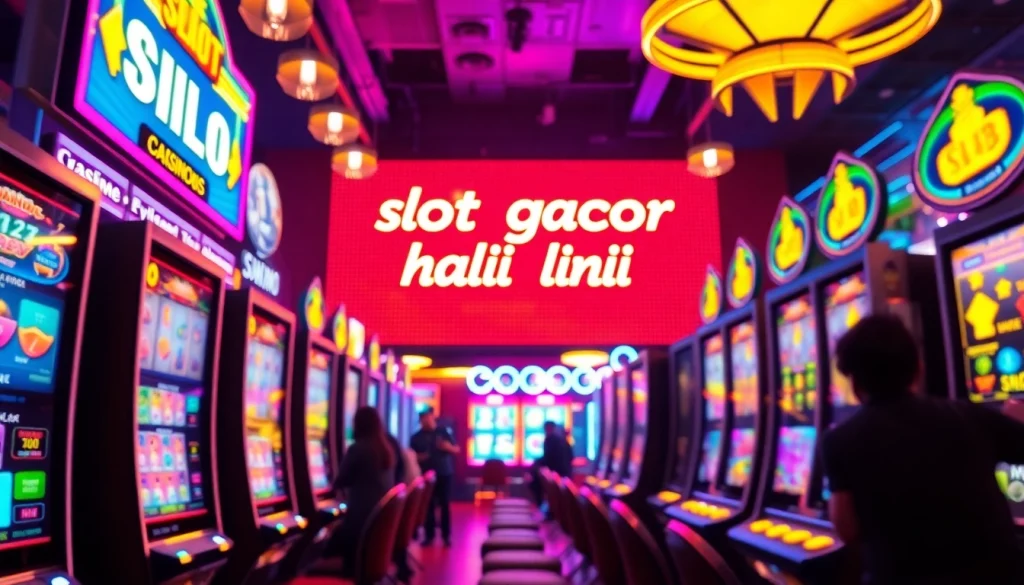 Menangkan jackpot di slot gacor hari ini dengan suasana kasino online yang ramai