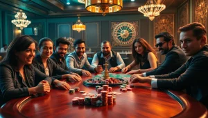 Enhance your gambling experience at https://xx88.center/ with lively poker players and vibrant casino elements.