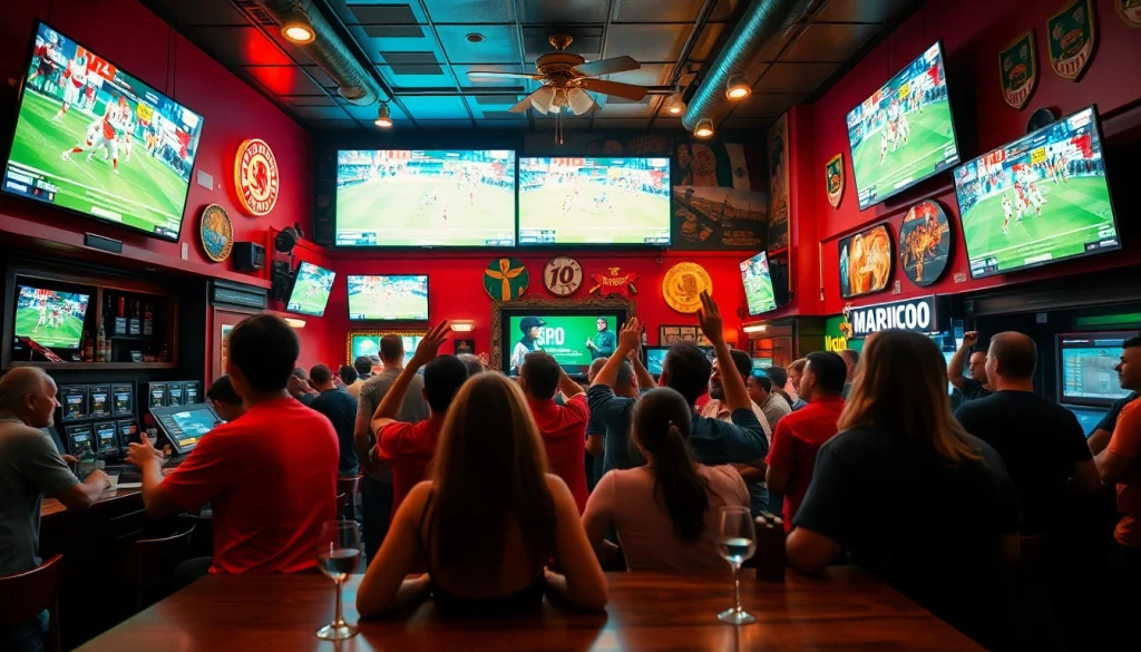 Discover the excitement at the best sports betting sites Mexico in a lively bar atmosphere.