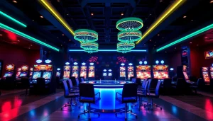 Jelajahi slot online dengan detail permainan yang menarik di meja judi modern.