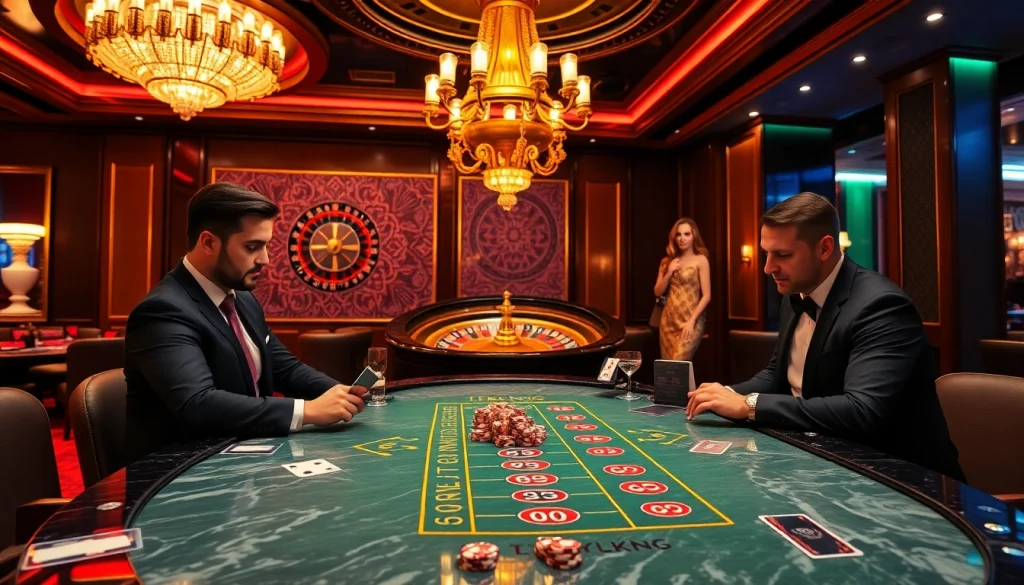 Trải nghiệm trận đấu đầy kịch tính tại casino Tik88, với bàn blackjack và roulette sang trọng.