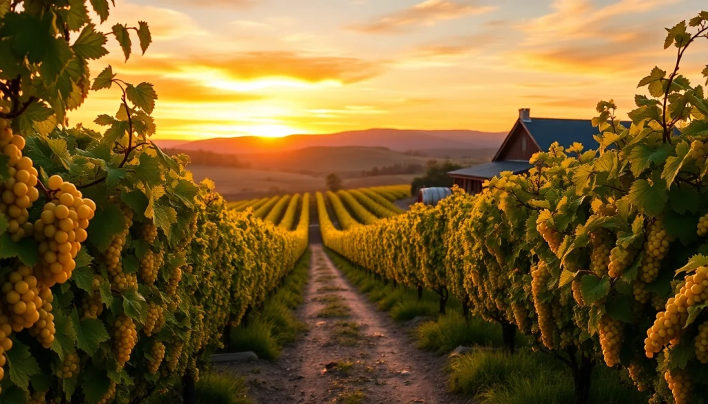 Experience the beauty of wineries in Clarksburg with lush vineyards and stunning views.