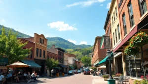 Experience Clarksburg, showcasing vibrant street life and historic architecture in West Virginia.
