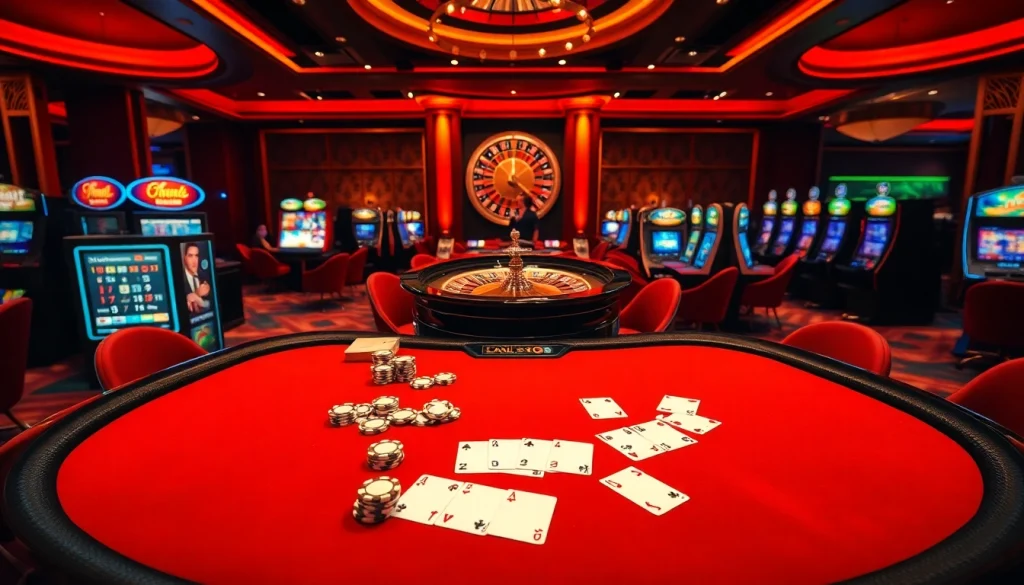 Delight in the excitement of the Fun88 link at a luxurious casino table with engaging gameplay.
