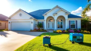 Soft wash service restoring a vibrant home exterior in Kissimmee.