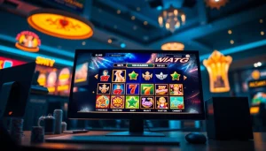 Engaging online gaming experience featuring Kode4d slot games with an exciting ambiance.