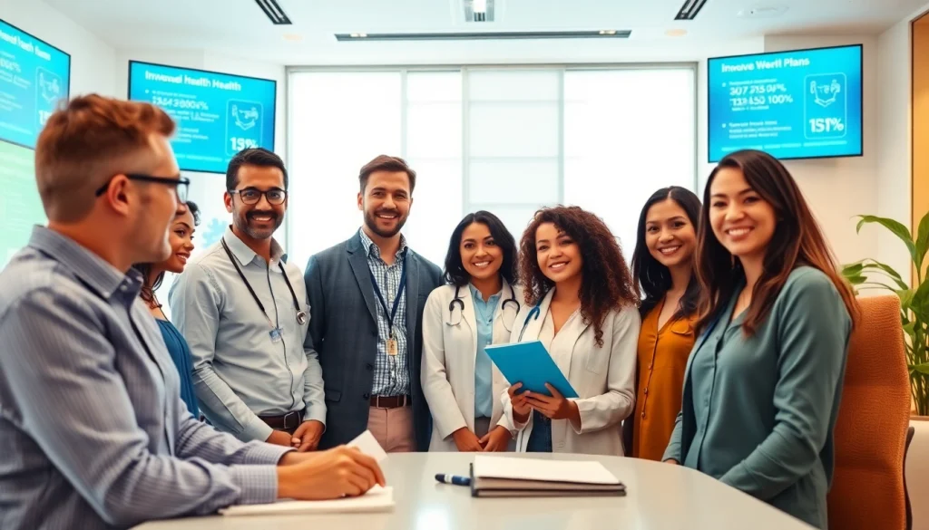 Unique health plan discussion in a modern healthcare environment