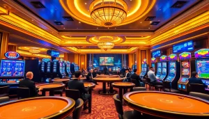 Experience the luxurious world of fly88 vip online gaming with vibrant casino visuals.