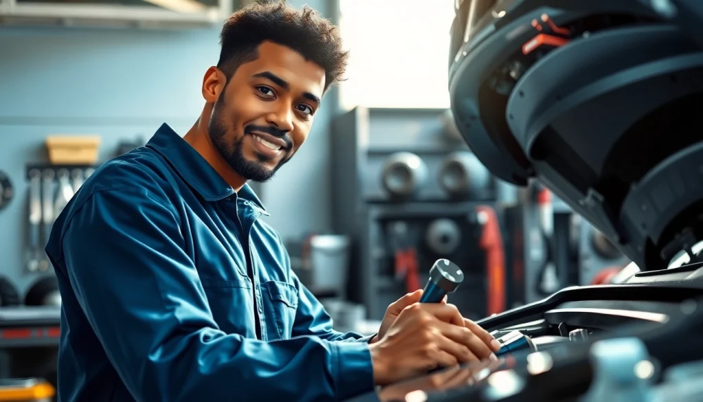 Mechanic diagnosing a car under an extended warranty that lets me use my own mechanic.