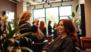 Visiting the best hair salon in San Diego, skilled stylists create stunning hair transformations.