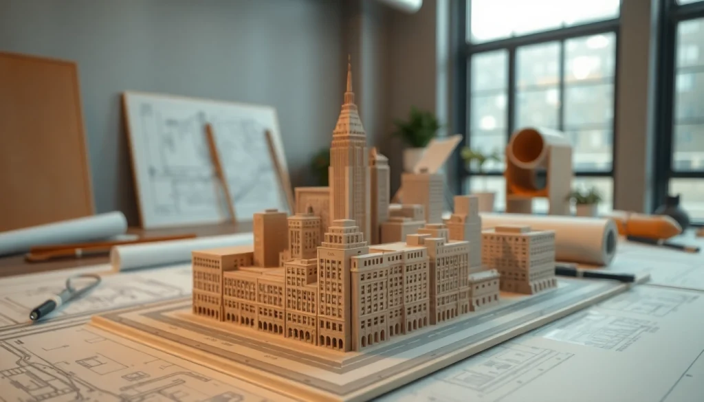 Architekturmodellbau Bonn - Professionelles Modell in einem modernen Studio mit ausgeklügelten Details.