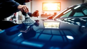 Apply ceramic coating near me to enhance the shine and protection of your car.