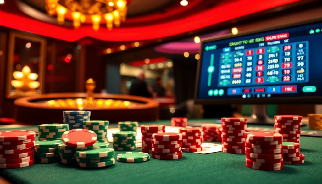 Engage in thrilling online gaming at kjc mm88 with vibrant poker tables and advanced casino technology.