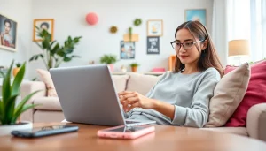 Learn how to find OnlyFans page from social media while exploring a cozy living room setting.