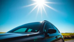 Showcased vehicle with ceramic window tint enhancing style and protection.