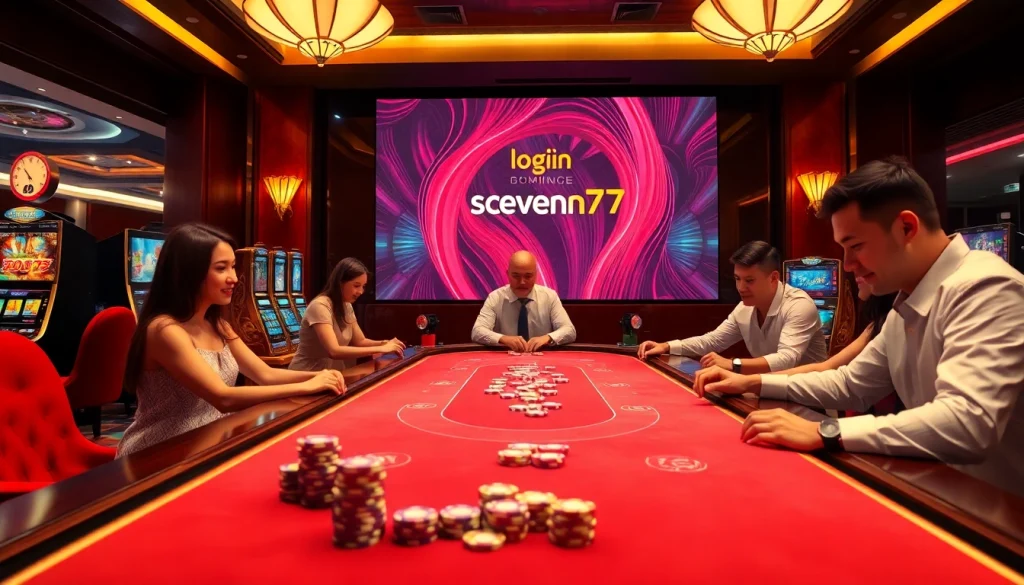 Engage in thrilling gaming with login seven77 at a luxurious online casino.