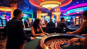 Oyunçuların Pinco Casino canli oyunlar ərzində həyəcan dolu anlarını paylaşması.