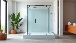 Entdecken Sie die elegante duschkabine 90x90 komplett in einem modernen Badezimmer.