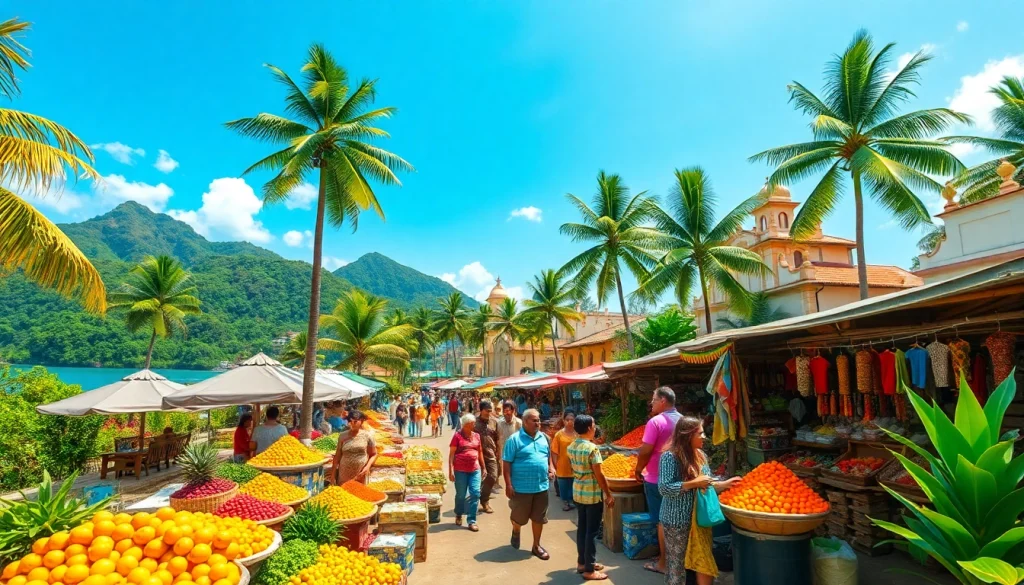 Experience the vibrant local market at https://privatetourssrilanka.com with colorful fruits and spices.